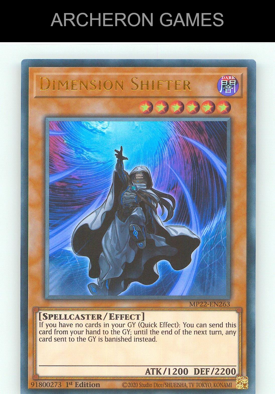 Dimension Shifter UR YUGIOH Card 1st Edition
