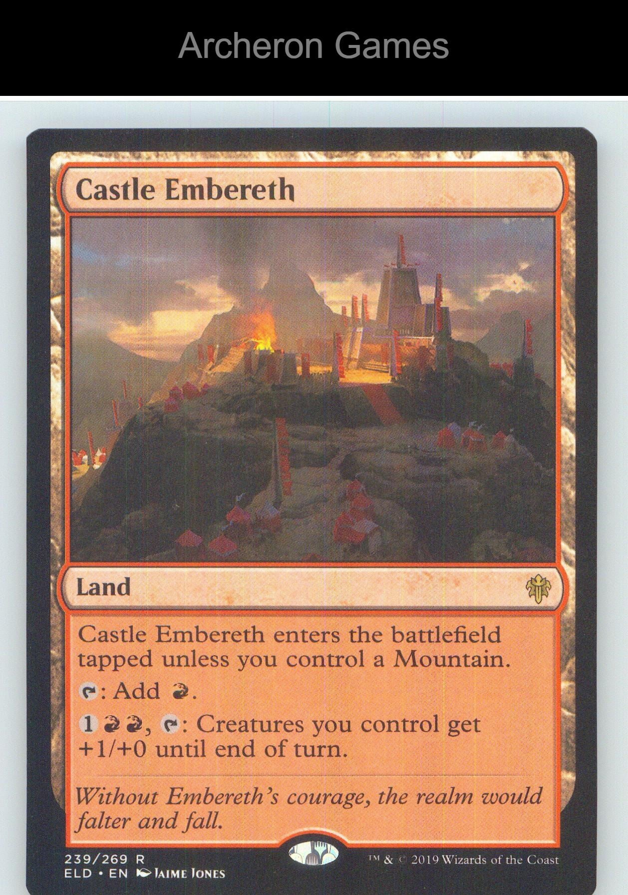 Castle Embereth ELD 239 R MTG Card NM/EX+