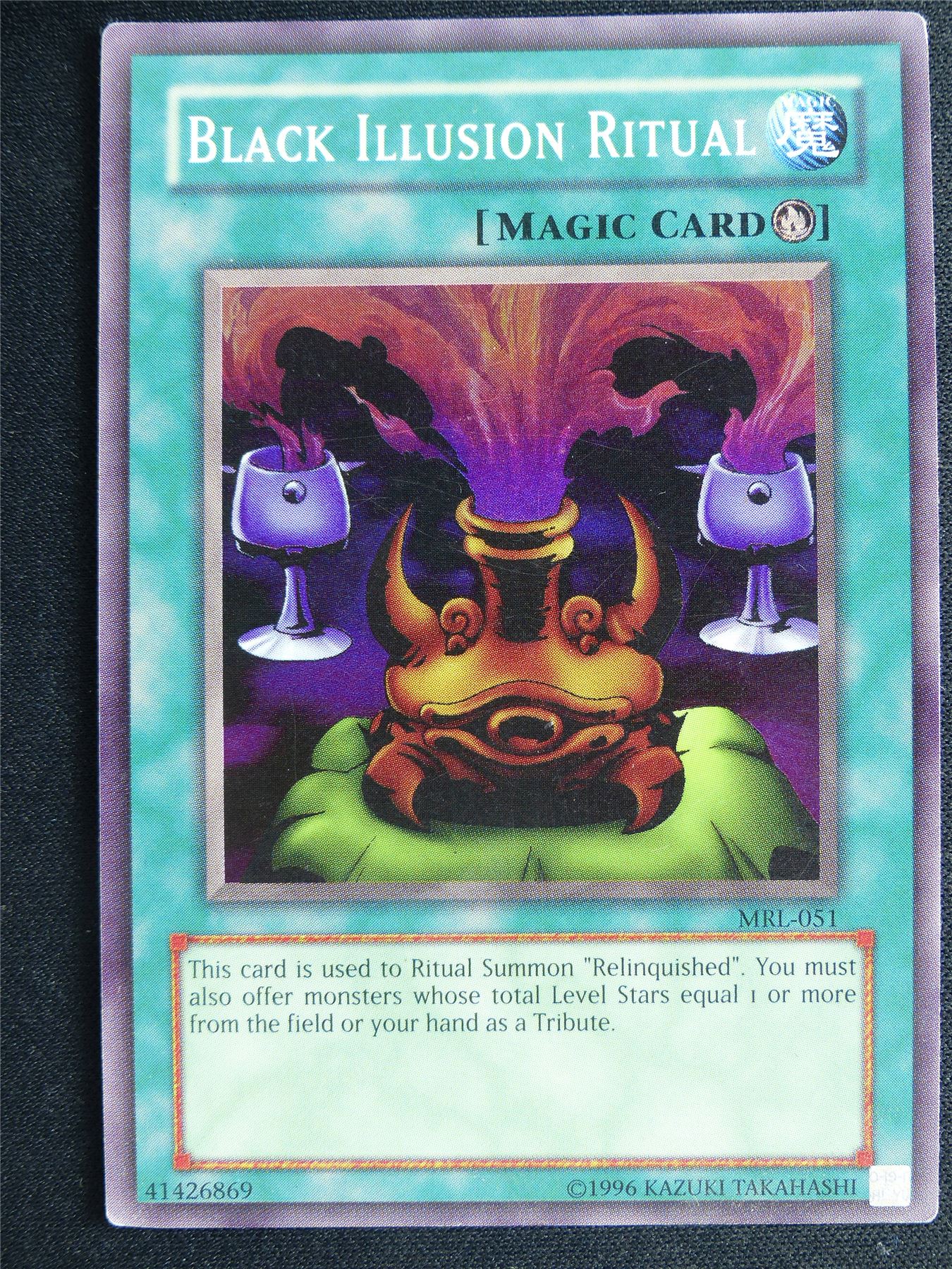 Black Illusion Ritual MRL Super Rare - Yugioh Card #4RR
