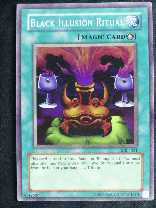 Black Illusion Ritual MRL Super Rare - Yugioh Card #4RR