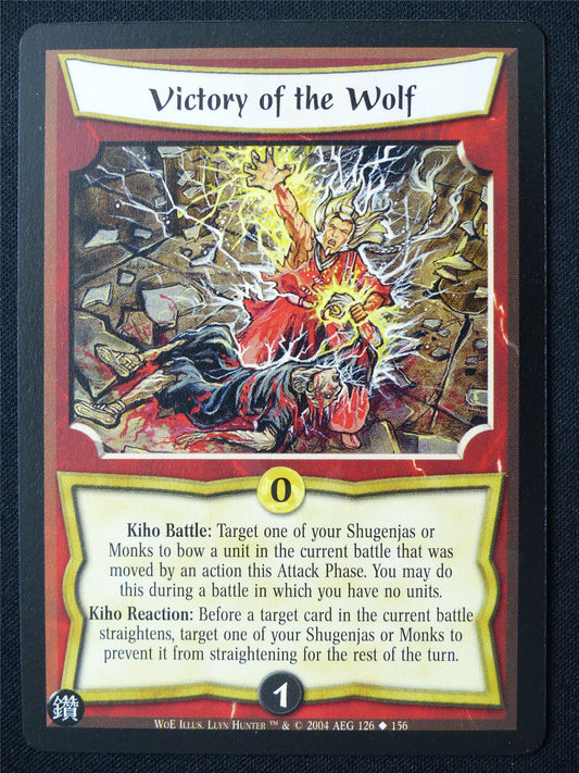 Victory of the Wolf - WoE - Legend of the Five Rings L5R Card #YD