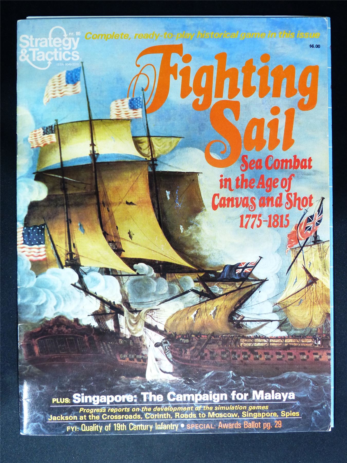Fighting Sail: Sea Combat - Strategy & Tactics Game booklet #2VD