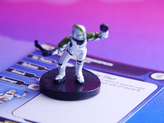 Clone Trooper Sergeant 10/60 - Star Wars Miniatures Game #55Q