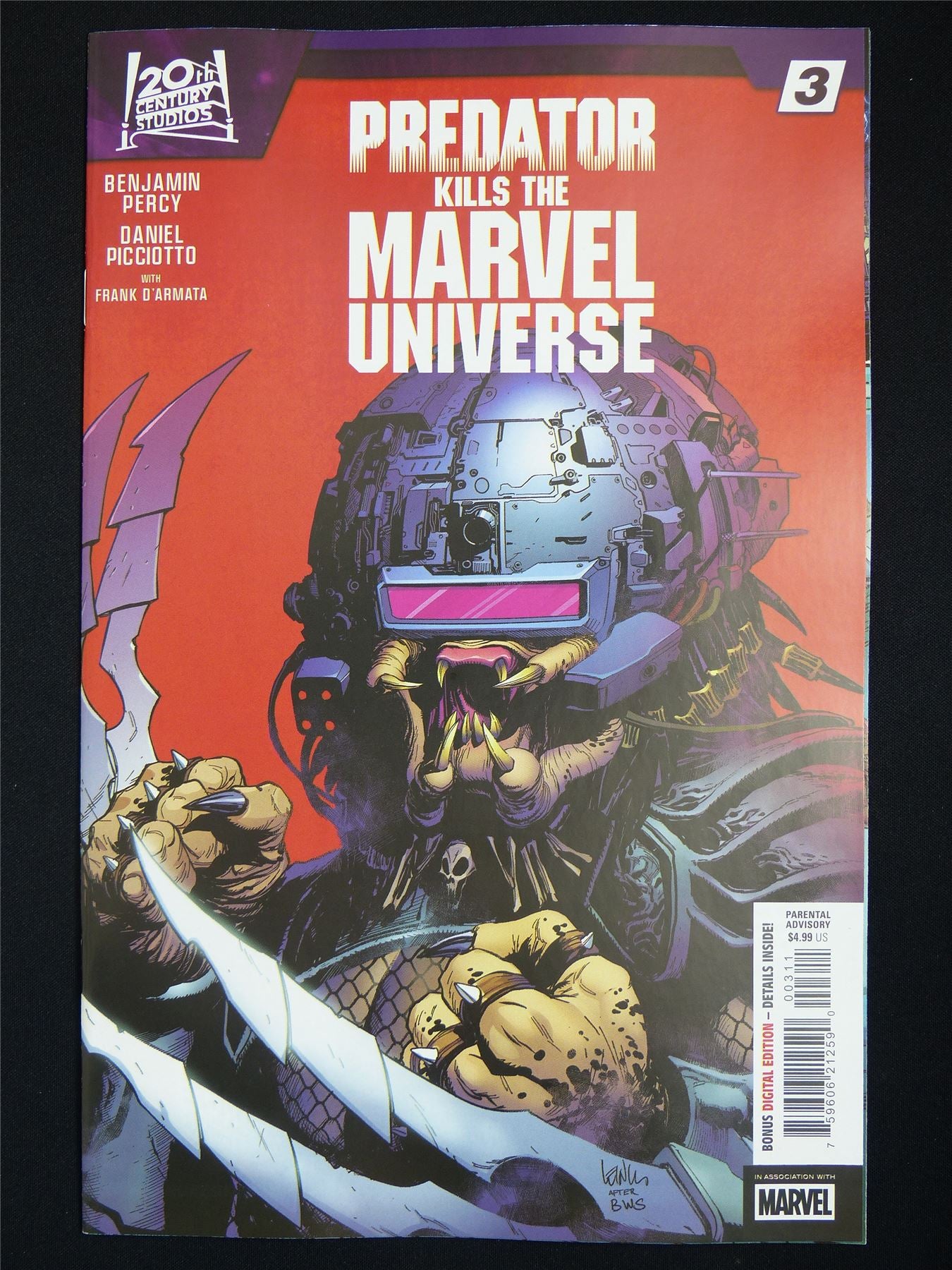 PREDATOR Kills the Marvel Universe #3 - Dec 2025 Marvel Comic #5DX