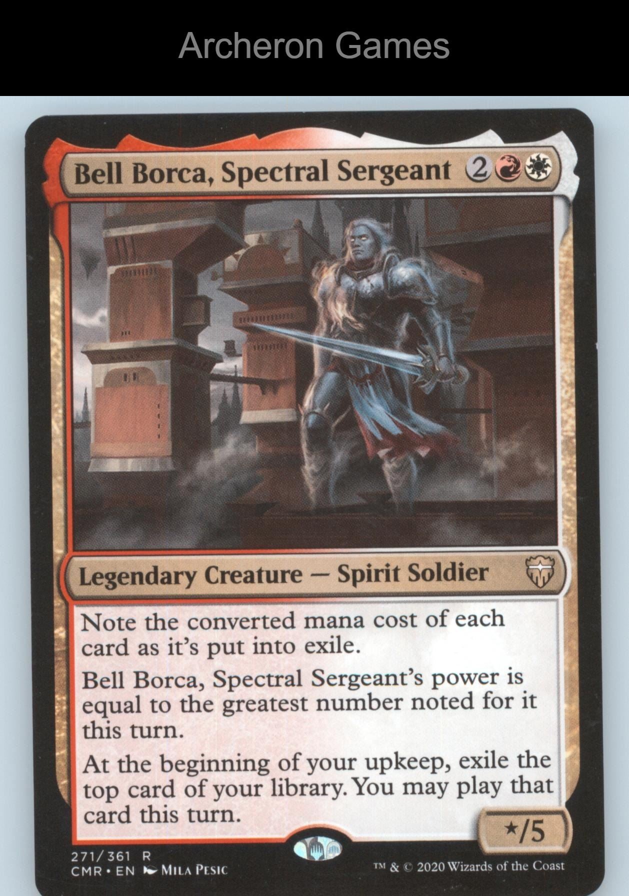 Bell Borca, Spectral Sergeant 271 R MTG Card Commander Legends
