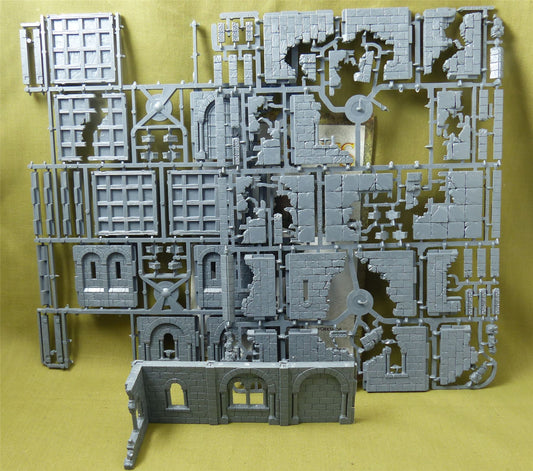 Gondor Ruins part-built - Warhammer Middle-Earth #IH