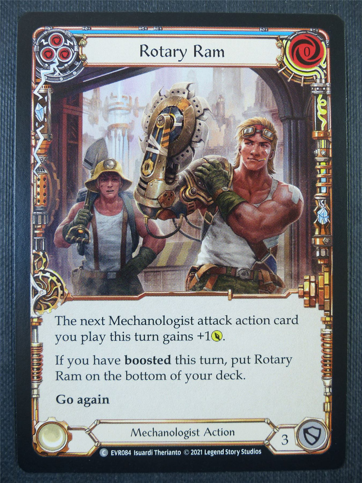 Rotary Ram Blue - 1st ed Everfest - Flesh & Blood Card #6EC
