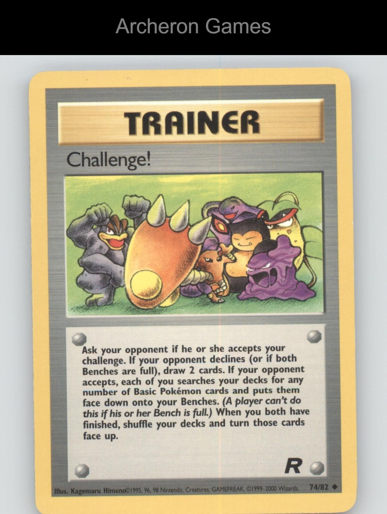 Pokemon Card Challenge! TR 74/82 UC Team Rocket Unlimited