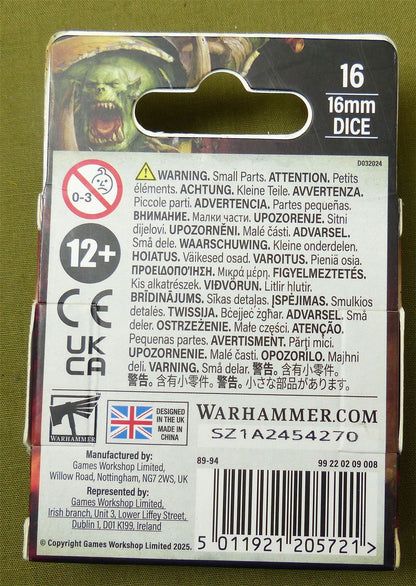 Orruk Warclans Dice - Warhammer AoS #RV