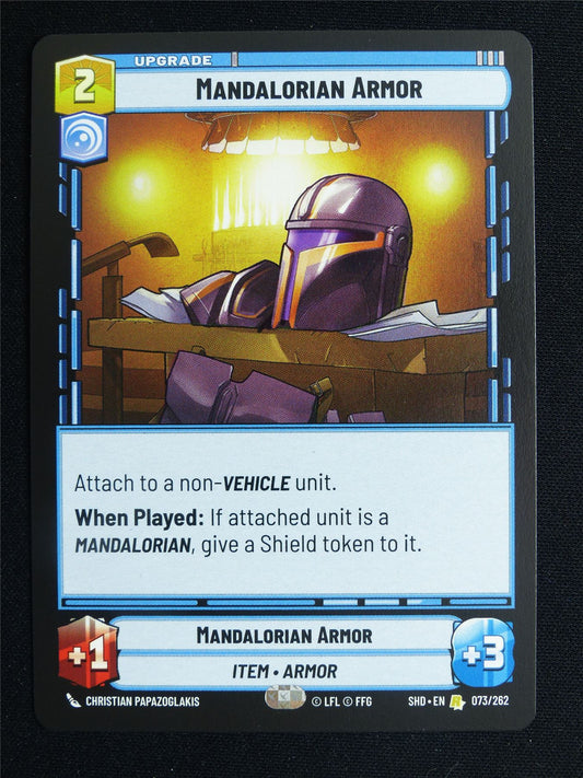Mandalorian Armor 073/262 - Star Wars Unlimited Card #3TE