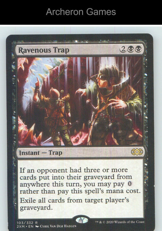 Ravenous Trap 2XM 103 R MTG Card NM/EX+