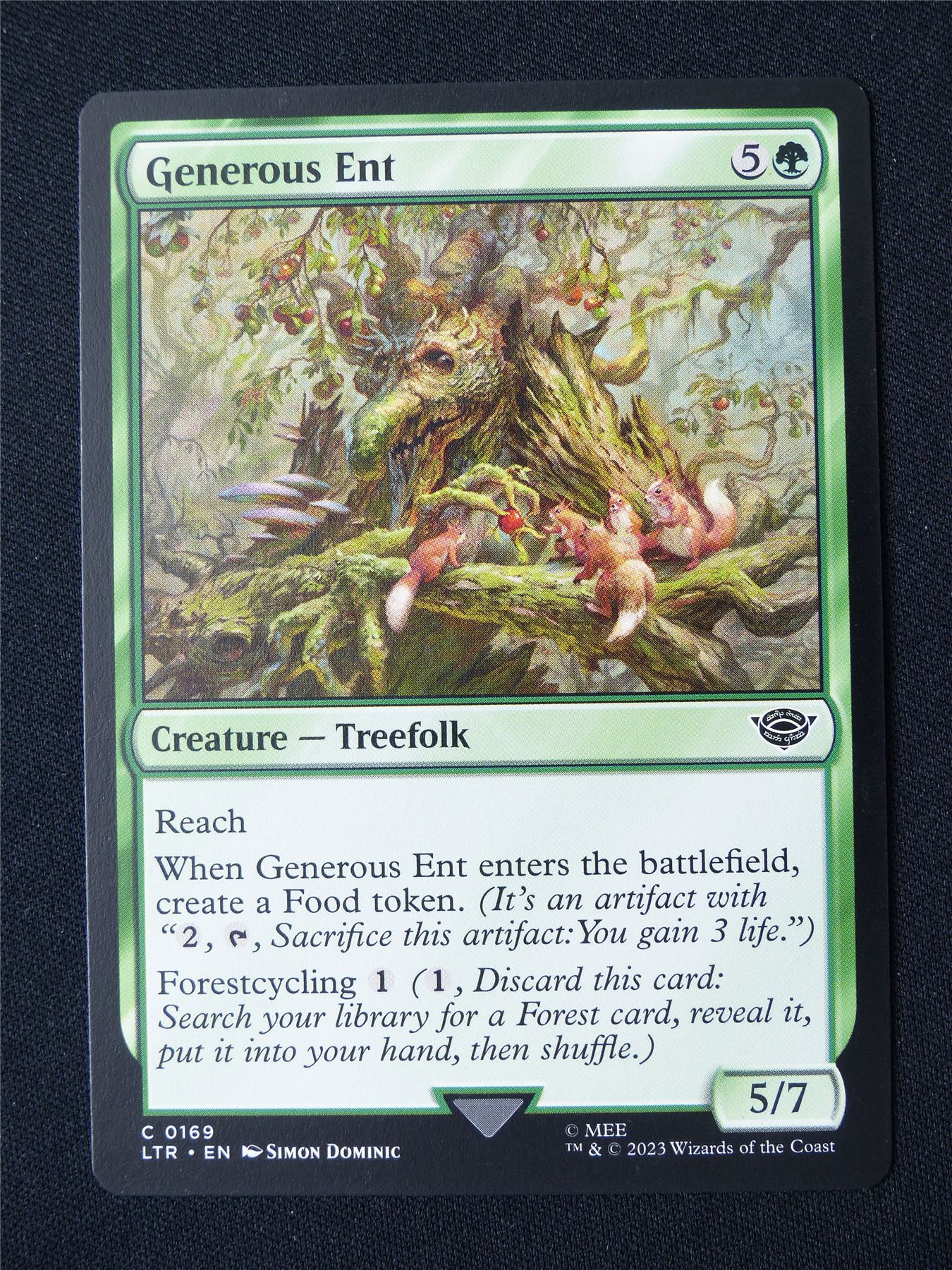 Generous Ent - LTR - Mtg Card #95U