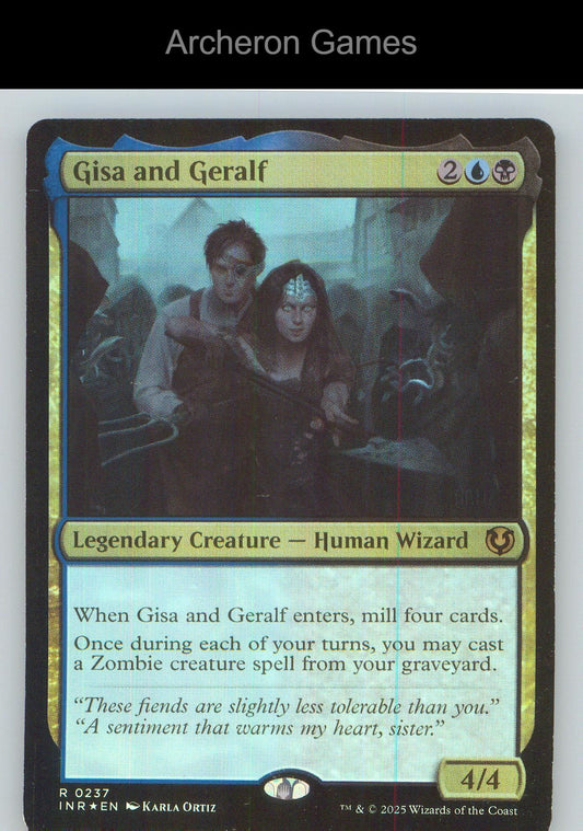Gisa and Geralf INR 237 R MTG Card NM/EX+ Foil
