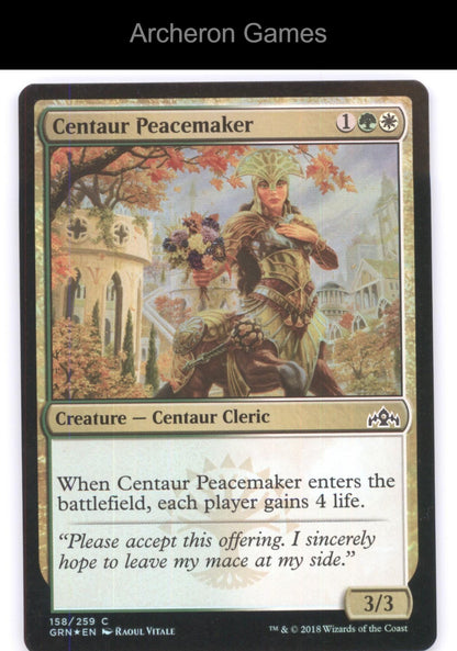 Centaur Peacemaker 158 C MTG Card Guilds of Ravnica