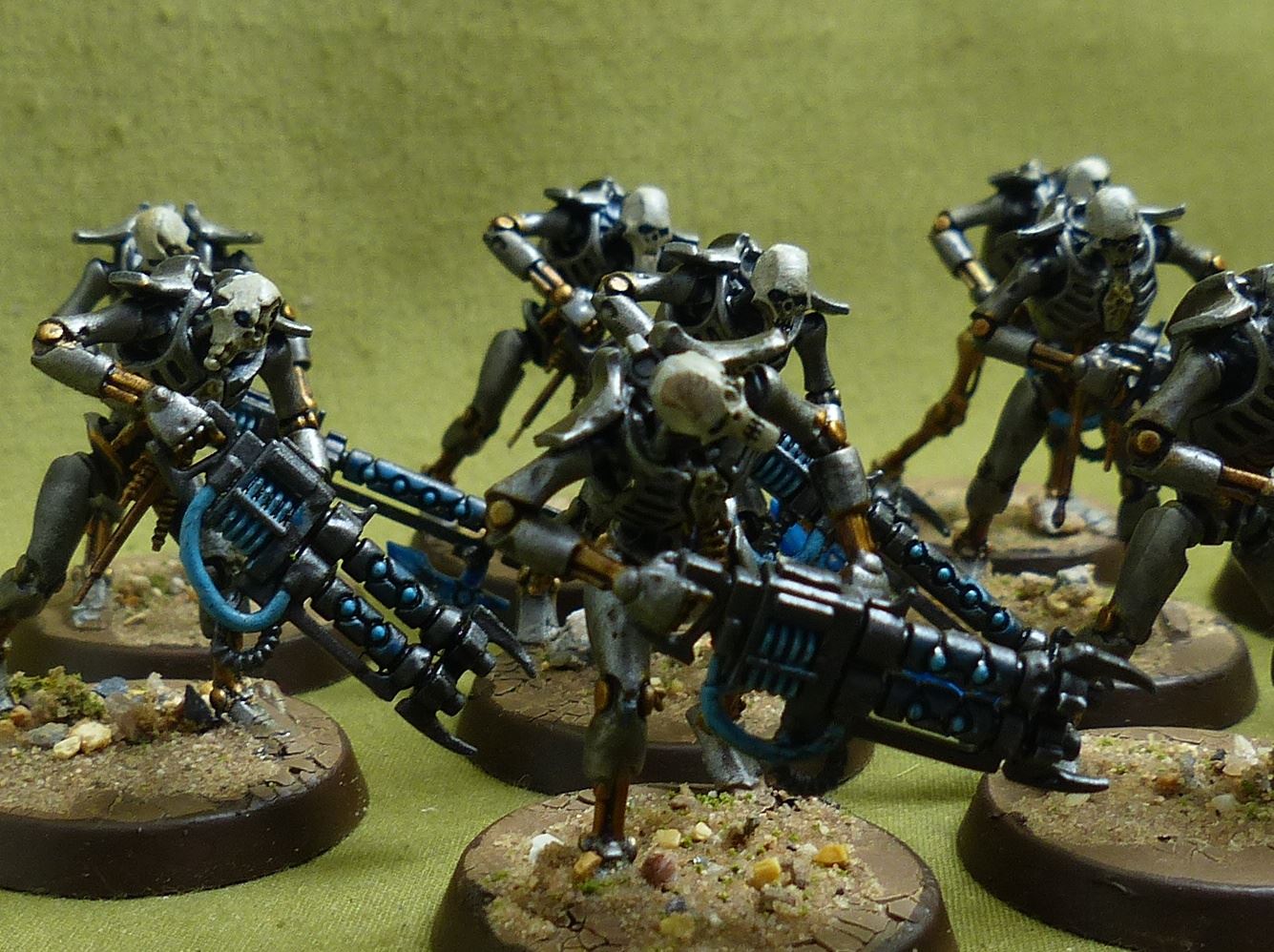 Necron Warriors painted - Necrons - Warhammer 40K #1B4
