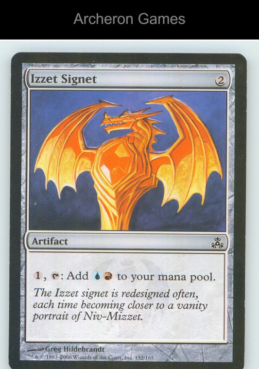Izzet Signet GPT 152 C MTG Card NM/EX+