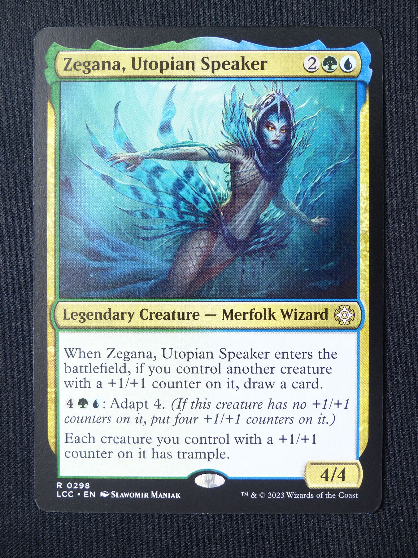 Zegana Utopian Speaker - LCC - Mtg Card #5G9