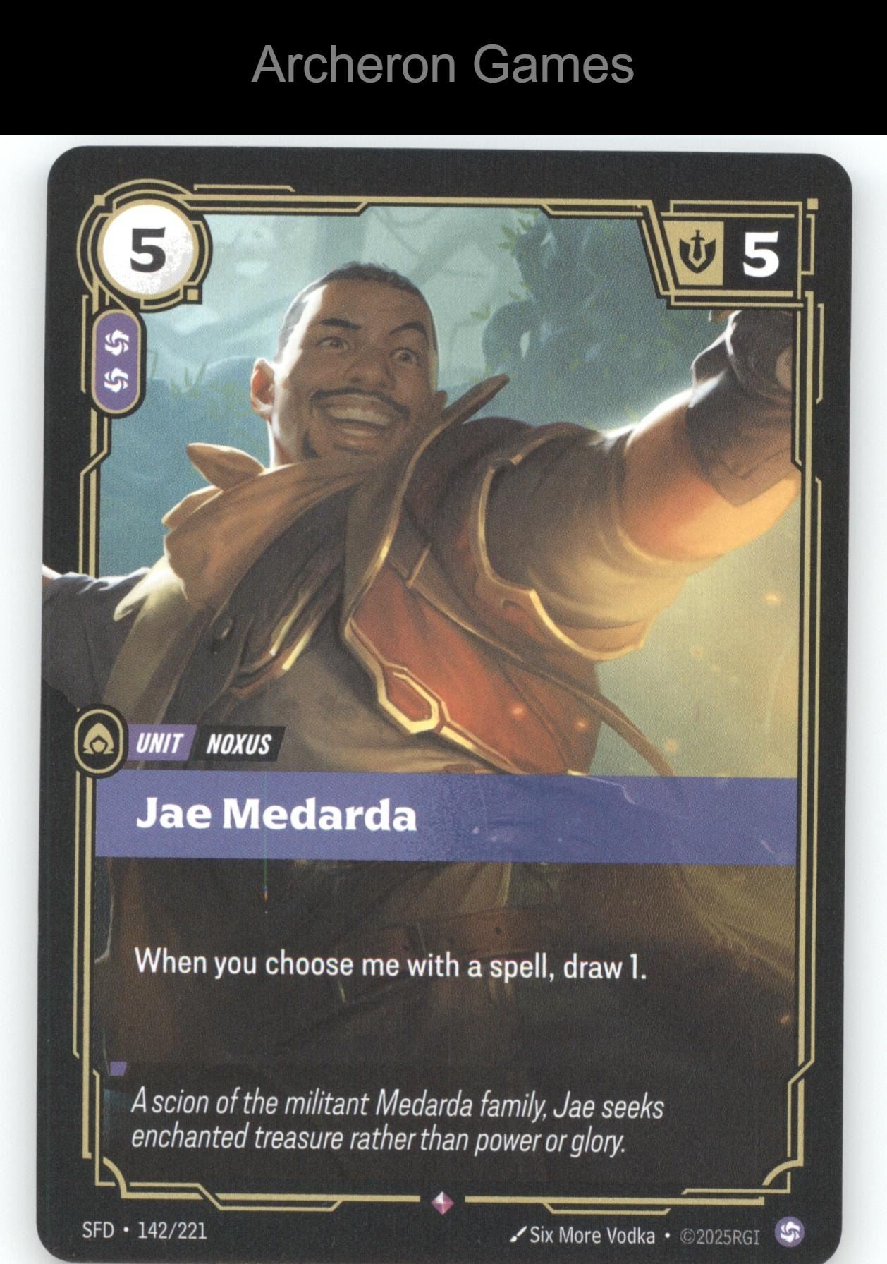 Jae Medarda SFD 142/221 R  Card Spiritforged