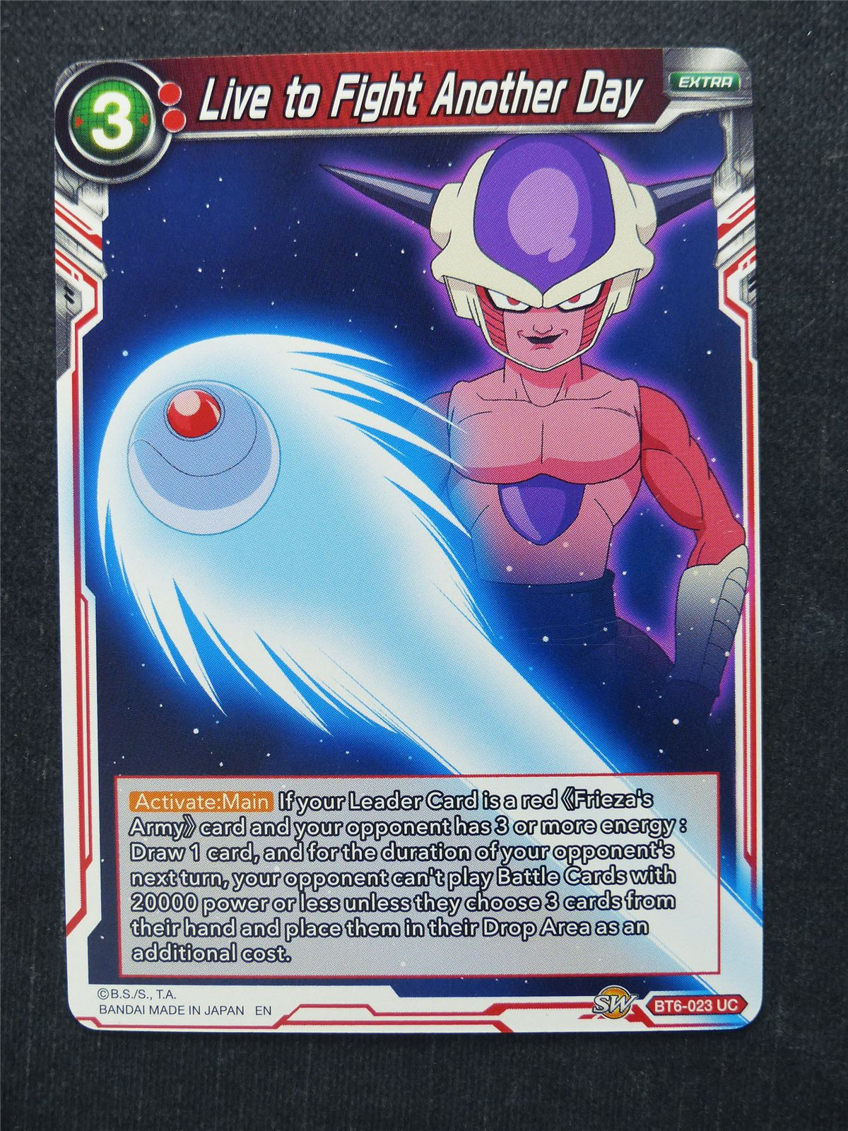 Live to Fight Another Day - Dragon Ball Super Cards #3E