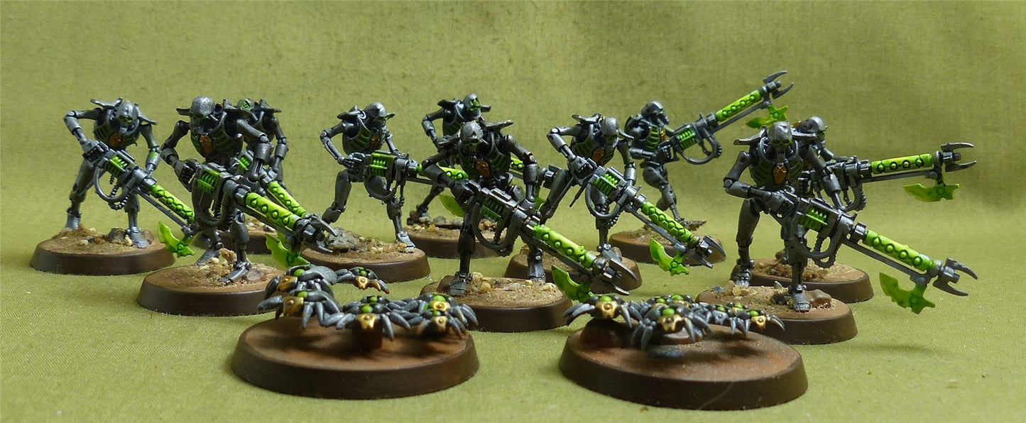 Necron Warriors painted - Necrons - Warhammer 40K #2DO