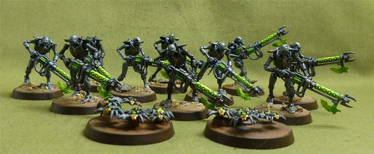 Necron Warriors painted - Necrons - Warhammer 40K #2DO