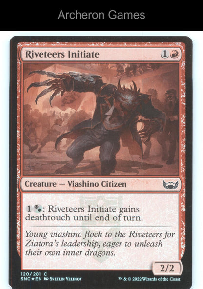 Riveteers Initiate 120 C MTG Card Streets of New Capenna
