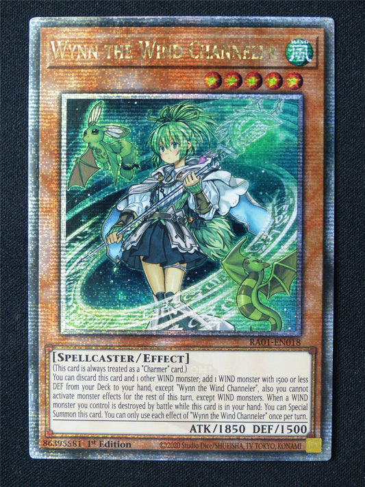 Wynn the Wind Channeler RA01 Quarter Century Rare - 1st ed Yugioh Card #H