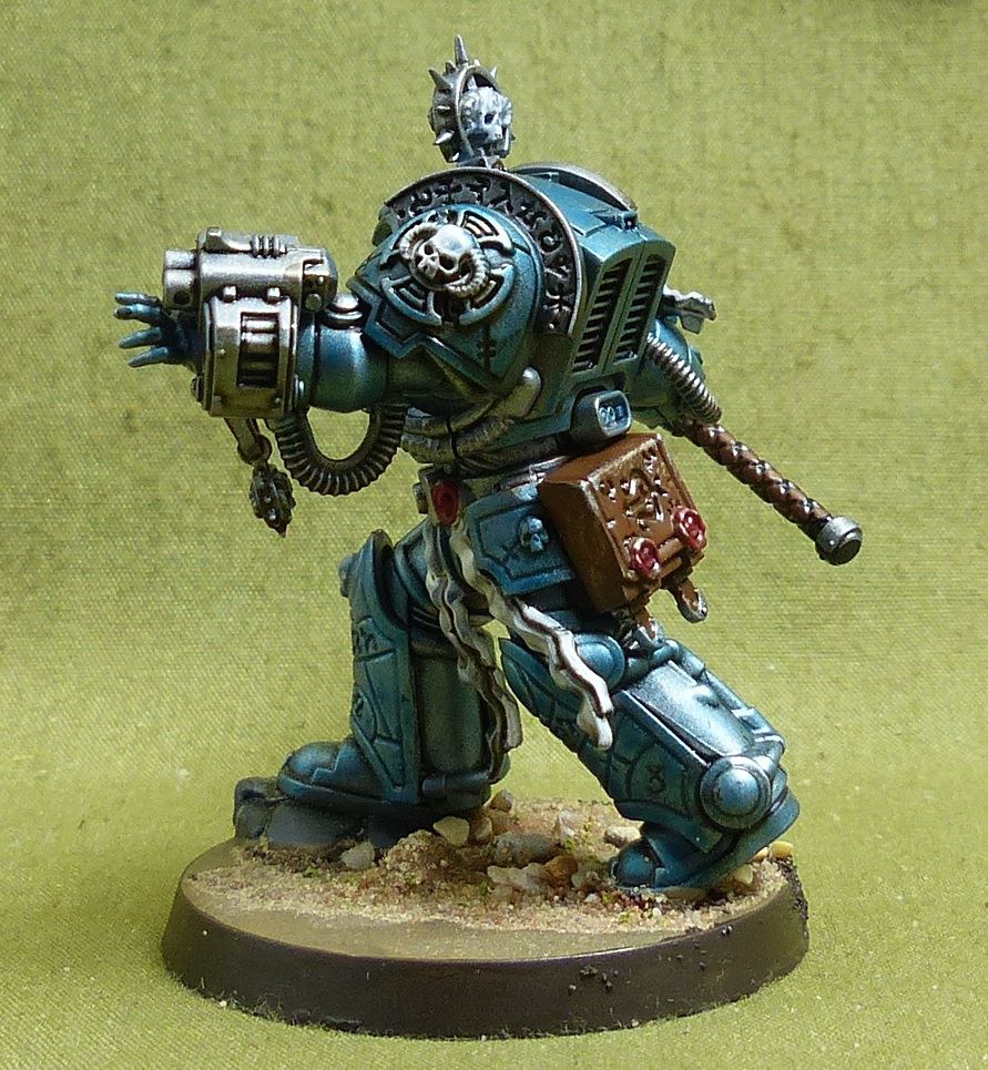 Librarian in Terminator Armour painted - Space Marine - Warhammer 40K #42Z