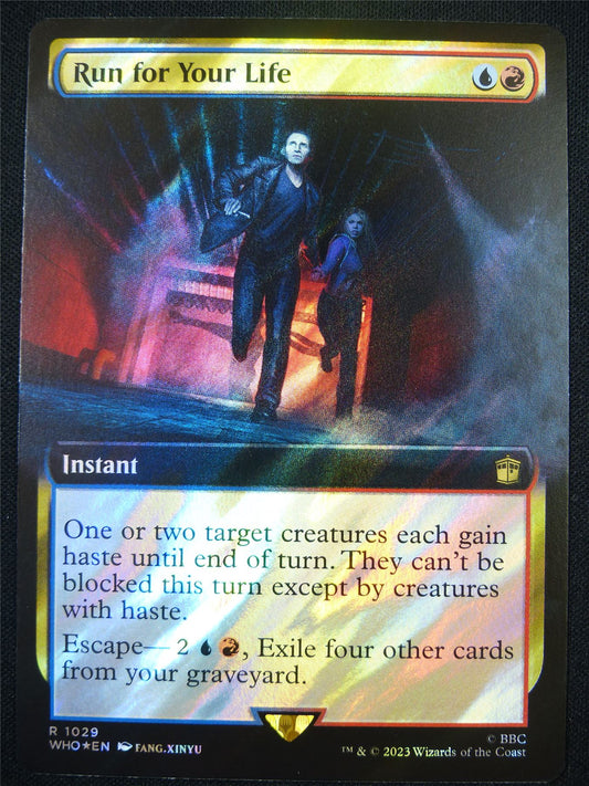 Run For Your Life Extended Surge Foil - WHO - Mtg Card #GQ