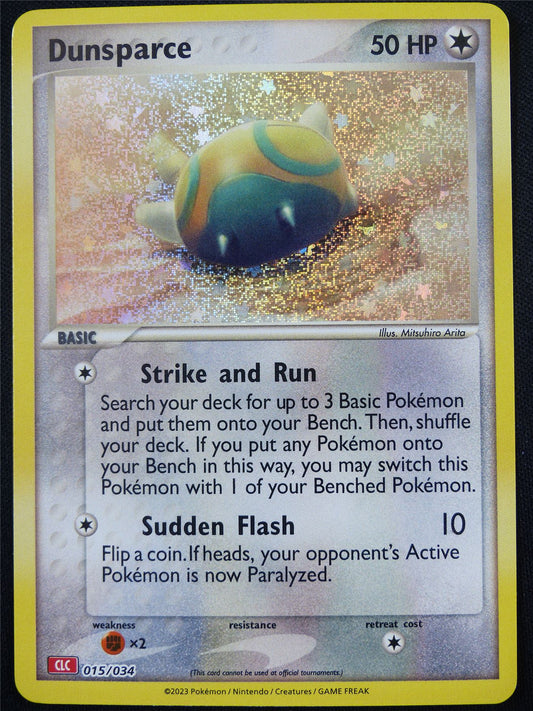 Dunsparce 015/034 Holo CLC - Classic Pokemon Card #4BD