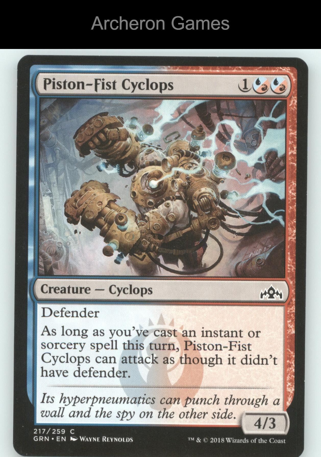 Piston-Fist Cyclops 217 C MTG Card Guilds of Ravnica