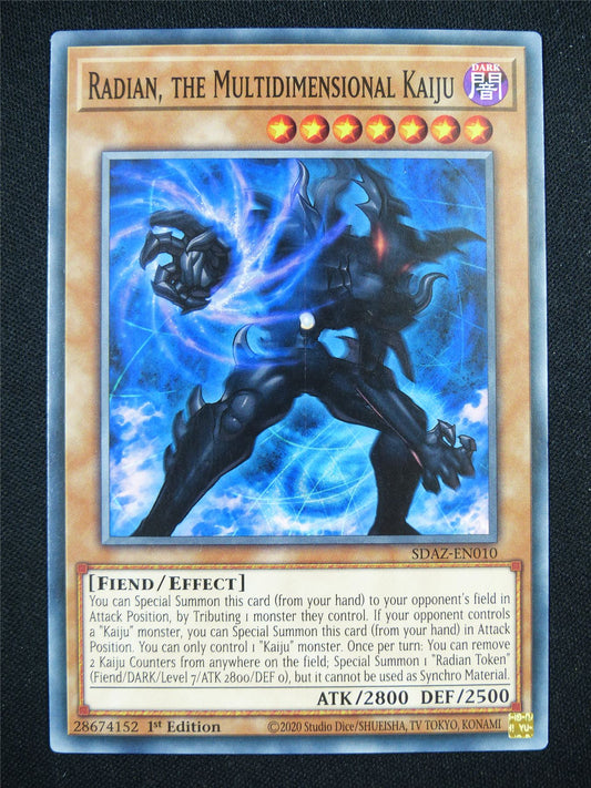 Radian The Multidimensional Kaiju SDAZ - 1st ed Yugioh Card #G1