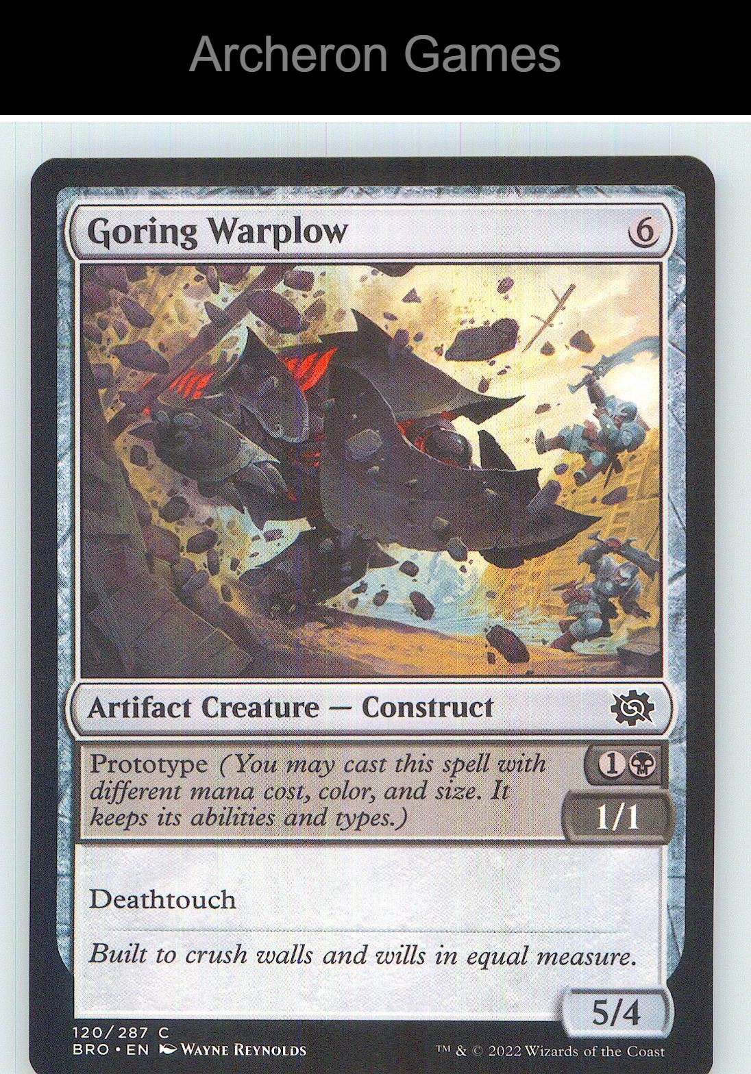 Goring Warplow BRO 120 C MTG Card NM/EX+