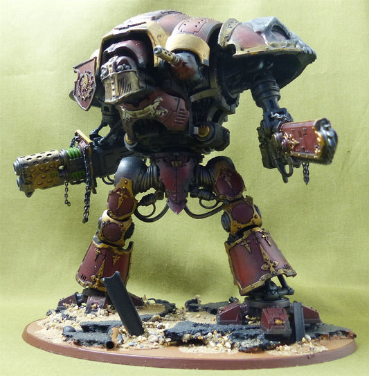 Knight Errant painted - Chaos Knights - Warhammer 40K #7UU