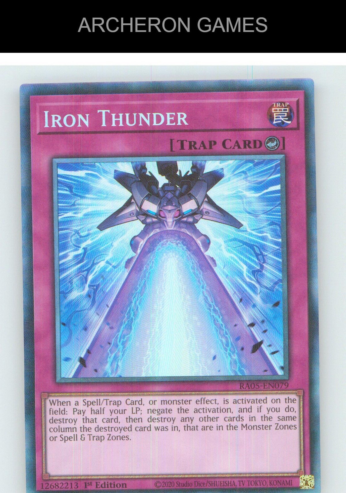 Iron Thunder (Collector's Rare) Collector's Rare YUGIOH Card 1st Edition