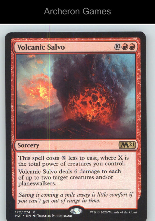 Volcanic Salvo M21 172 R MTG Card NM/EX+
