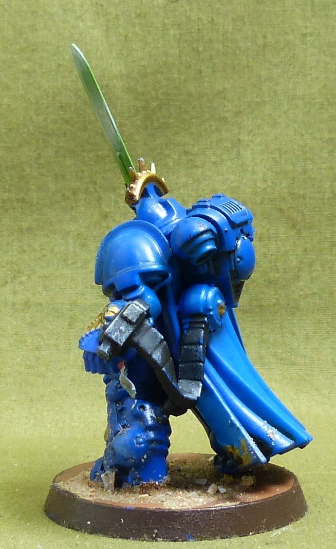 Captain in Gravis Armour painted - Space Marines - Warhammer 40K #6TN
