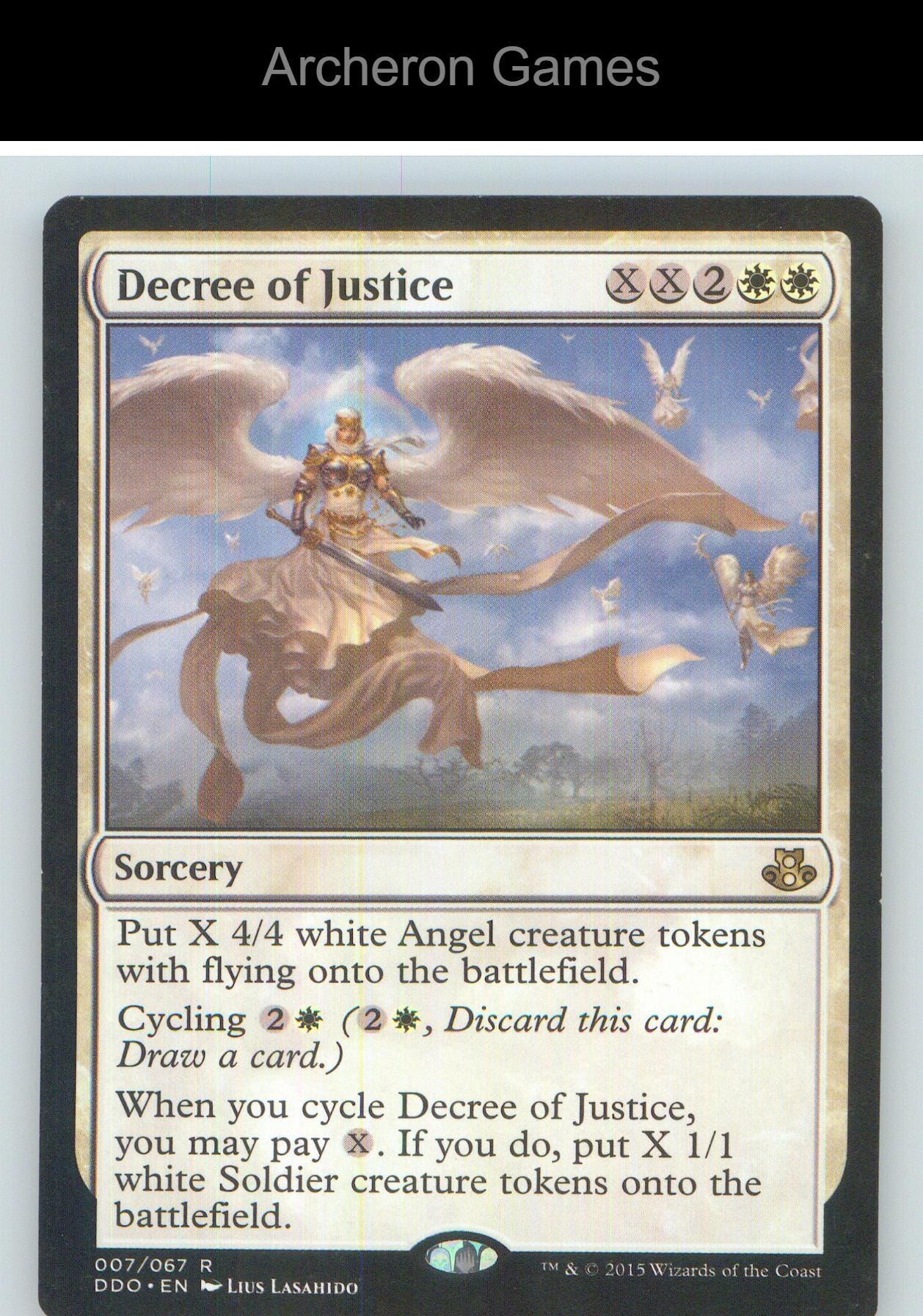 Decree of Justice EVK 7 R MTG Card NM/EX+