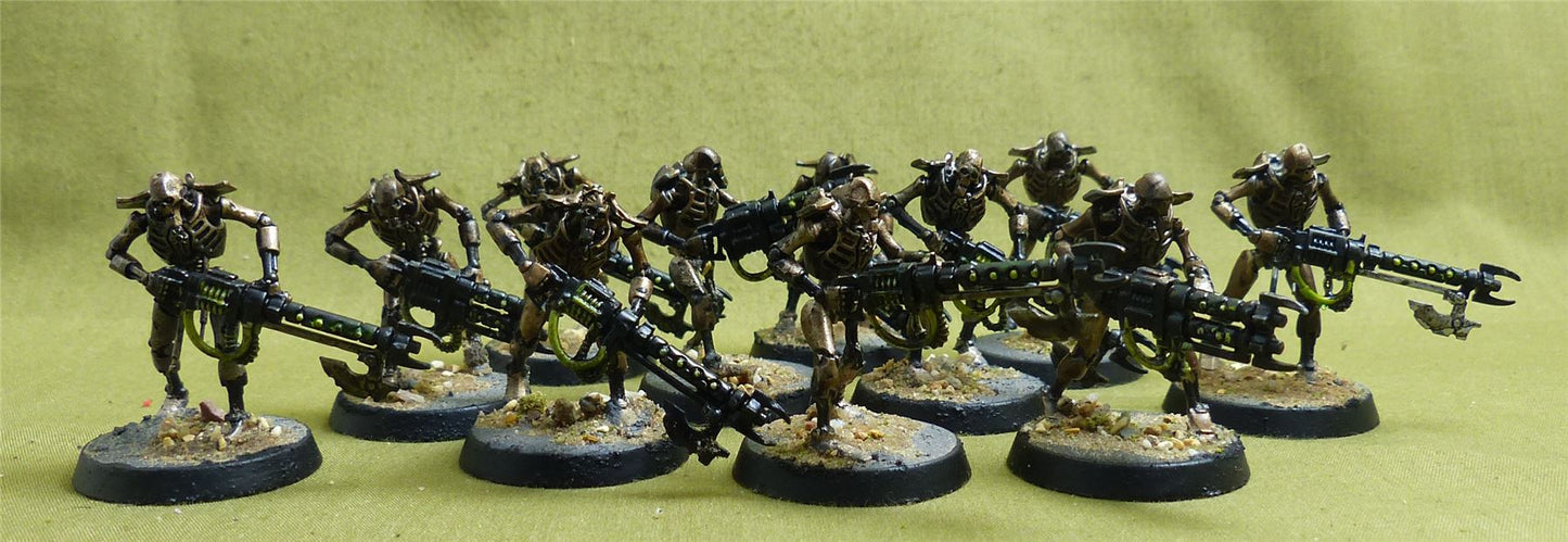 Warriors set of 11 Painted - Necrons - Warhammer 40K #1R2