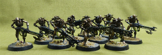 Warriors set of 11 Painted - Necrons - Warhammer 40K #1R2