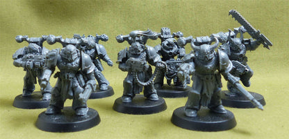 Legionaries set of 7 - Chaos Space Marines - Warhammer 40K #445