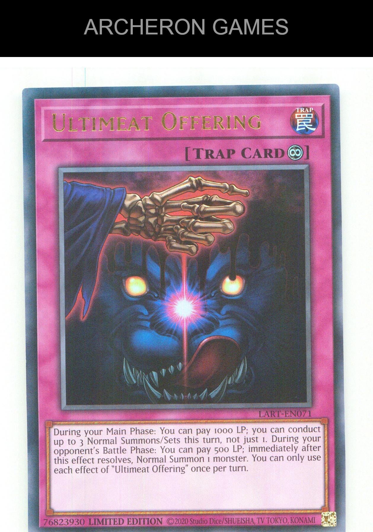Ultimeat Offering UR YUGIOH Card Limited