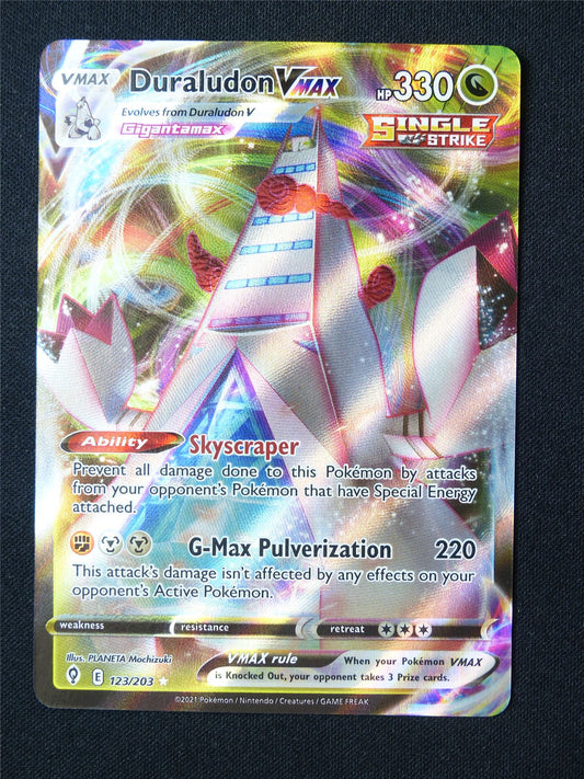 Duraludon Vmax 123/203 Textured Holo - Pokemon Card #638