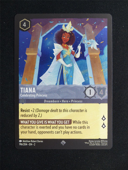Tiana Celebrating Princess 196/204 Foil - Lorcana Card #263