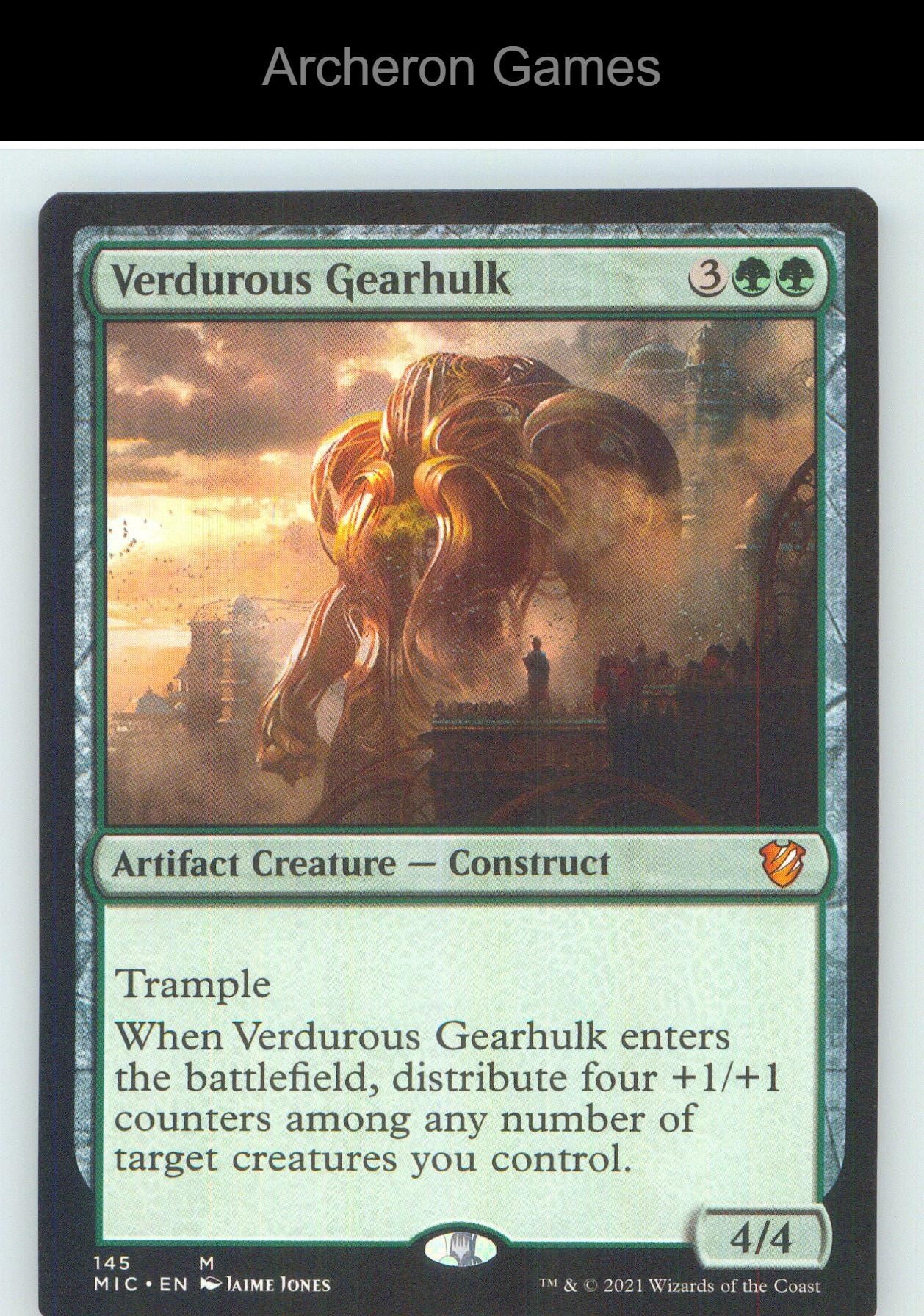 Verdurous Gearhulk MIC 145 Mythic MTG Card NM/EX+