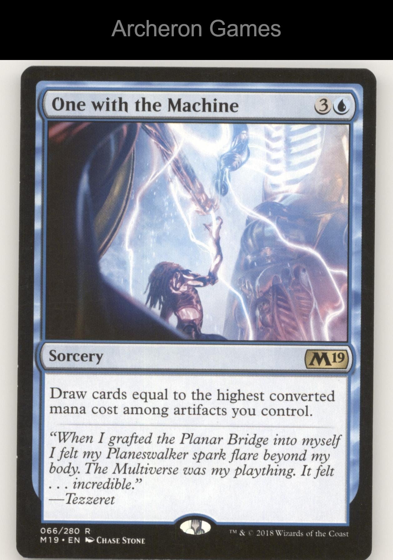 One with the Machine 66 R MTG Card Core Set 2019