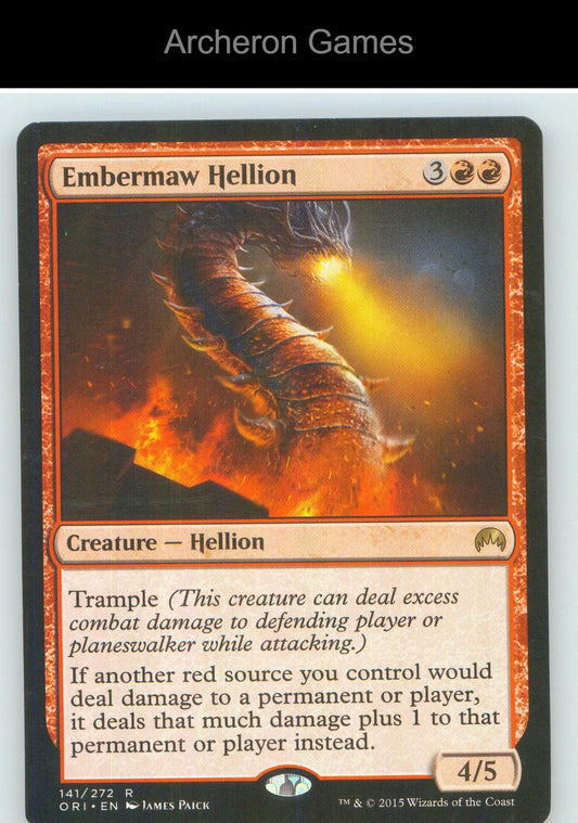 Embermaw Hellion ORI 141 R MTG Card NM/EX+