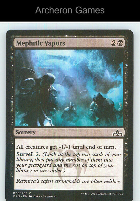 Mephitic Vapors GRN 76 C MTG Card NM/EX+