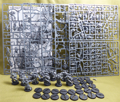 Space Marine Squads & Terminators sprues and part built - Dark Angels - Warhammer 40K #30H