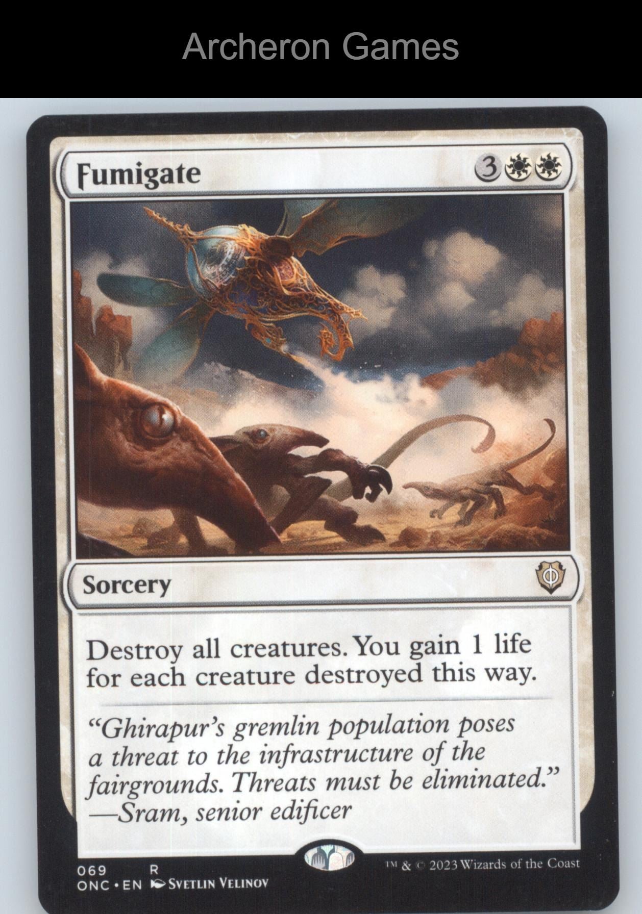 Fumigate 69 R MTG Card Commander: Phyrexia: All Will Be One